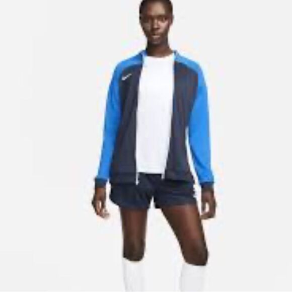 Nike woman’s blue navy Dri-FIT Academy Pro full zip up jacket size XL NWT - Picture 2 of 11